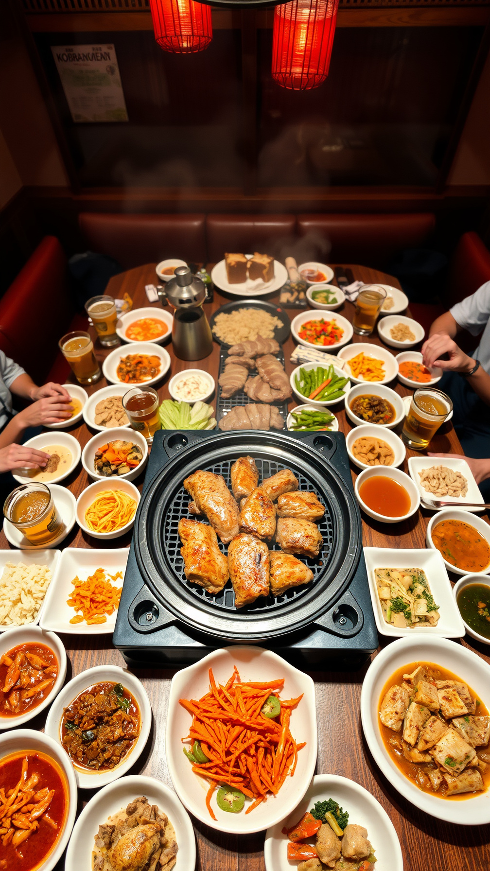 한마음로스구이 한 상 차림